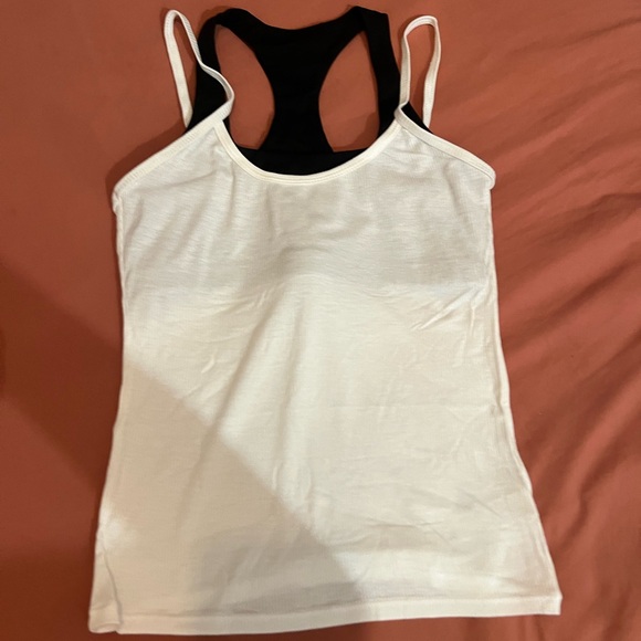 SET Active Workout Top - Sporty Layered Cami + Sports Bra, NWT - Picture 12 of 12